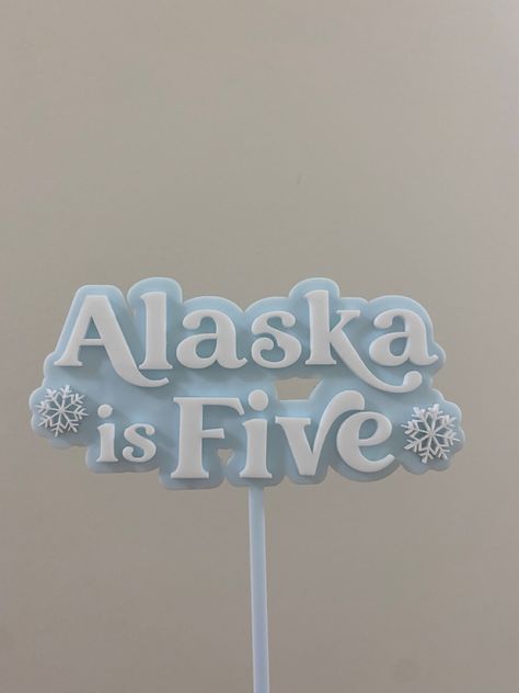 Cake Topper Acrylic, Frozen Cake Topper, Frozen Snowflake, 6 Cake, Frozen Cake, Boho Theme, 100th Birthday, Acrylic Cake Topper, Wild Ones