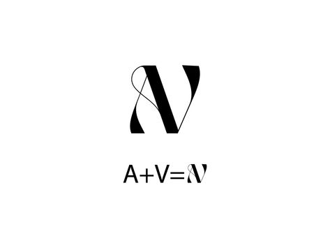 Av Letter Logo by Enamul Haque on Dribbble A And V Tattoo, Va Monogram Logo, Av Letter Logo, Av Tattoo Letter, A And V Letters Love, Av Logo Design, V Letter Tattoo, Av Logo, Va Logo