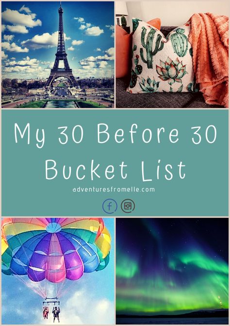 30 By 30 Bucket List, Bucket List Pictures, 30 Before 30 Bucket List, 30 Before 30 List, 30 Bucket List, 30 Before 30, Visiting Niagara Falls, Old Bucket, Making Lists