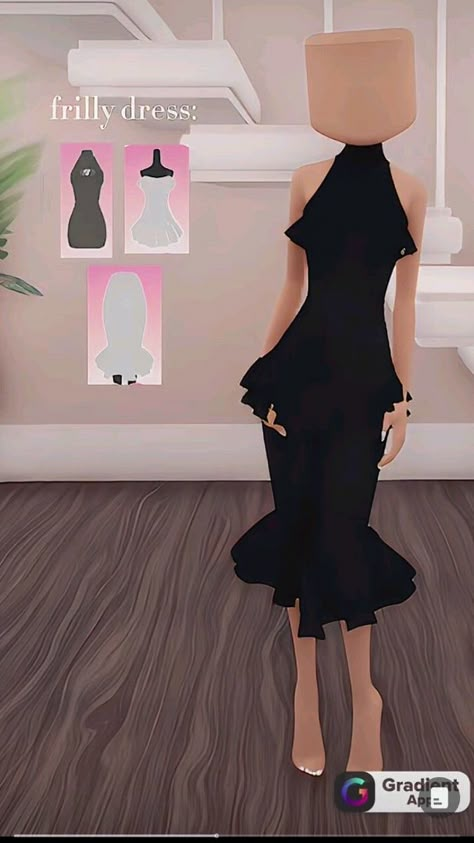 Award Show Dress To Impress, Roblox Ideas Outfit, Elegant Outfit Dress, Horror Movie Outfits, Hot Black Dress, Prom Night Dress, Berry Avenue Code, 90s Street Style, Fancy Dress Code