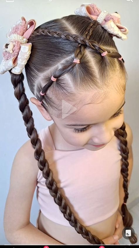 Kindergarten Hair Styles, Easy Kids Hairstyles Black Natural, Hairstyles For Preteens, Hairstyles For Little Kids Easy, Kindergarten Hairstyles Girl, Mixed Girls Hairstyles, Back To School Hairstyles For Kids, Fun Hairstyles For Kids, Hairstyles For Kindergarteners