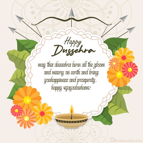 Free Hindu Festival Of Dussehra Greeting Card Dusshera Wishing Post, Dushera Images Creative, Shubh Dasara Wishes, Dushera Wish, Happy Vijayadashmi And Dussera, Dusherra Greetings, Happy Dussehra Wishes Creative, Happy Dashera Wishes, Dussehra Wishes Creative