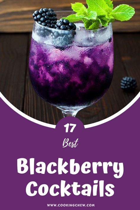 Are you looking for a unique cocktail that is not too sweet with a tangy and vibrant taste? Then, let me introduce these 17 delicious and festive blackberry cocktails! Purple Drinks Alcohol, Blackberry Liqueur Recipes, Blackberry Cocktails, Jameson Cocktails, Summer Drinks Alcohol Recipes, Blackberry Cocktail, Blackberry Drinks, Unique Cocktail Recipes, Limoncello Cocktails