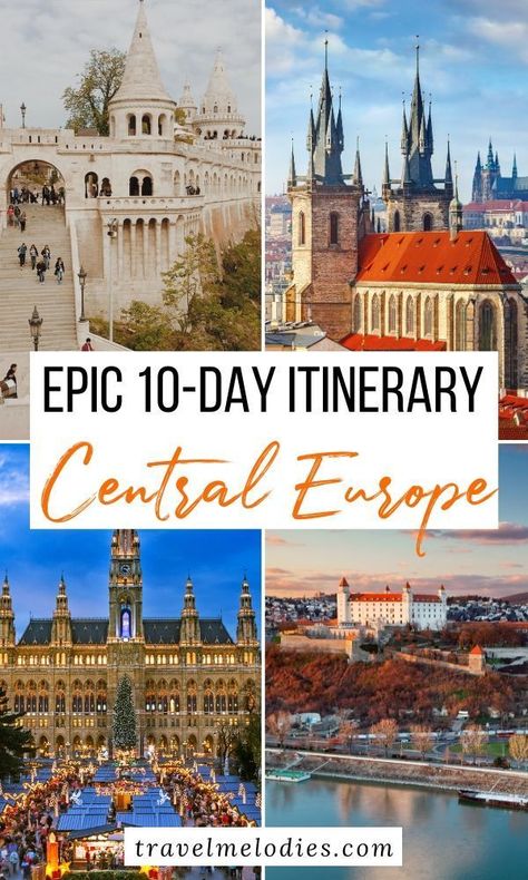 10 Days In Europe, Europe Trips, Europe Itinerary, European Itineraries, Eastern Europe Travel, Europe Trip Itinerary, Europe Itineraries, Austria Travel, East Europe