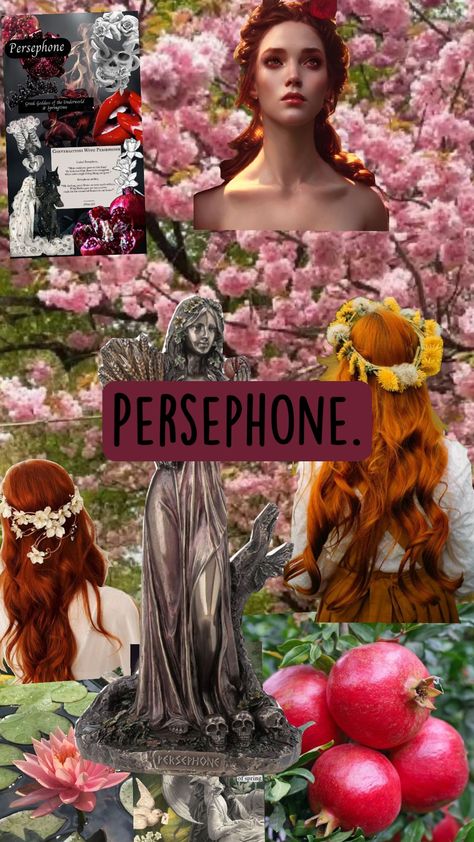 #Persephone #Spring #love #Mythology #Greek #Goddess #Underworld. Persephone Core, Persephone Spring, Persephone Altar, Lady Persephone, Maiden Archetype, Persephone Goddess Of Spring, Goddess Core, Queen Persephone, Love Mythology