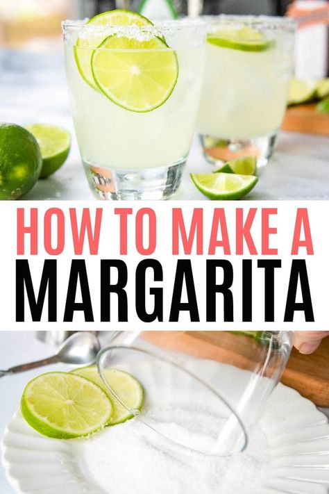 Everyone needs a go-to original, classic margarita recipe. Learn How to Make a Margarita from scratch with simple ingredients and easy instructions! #RealHousemoms #margarita #tequila #cocktail #cincodemayo Original Margarita Recipe, Tequila Drinks Easy, Julep Recipe, Classic Margarita Recipe, Easy Margarita Recipe, Easy Margarita, How To Make Margaritas, Cocktail Appetizers, Cocktail Drinks Alcoholic