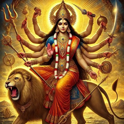 Devi Durga Short And Sweet Quotes, Durga Chalisa, Divine Feminine Energy, Mata Rani, Navratri Images, The Divine Feminine, Navratri Special, Maa Durga, Happy Navratri