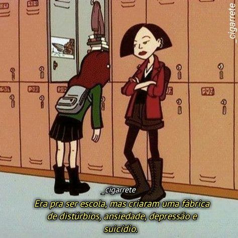 Daria Aesthetic, Daria Quotes, Jane Lane, Daria Mtv, Daria Morgendorffer, A Cartoon Character, Group Of Friends, Oui Oui, Cartoon Pics