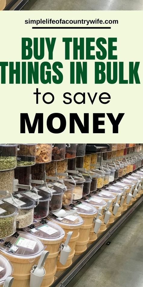 Items To Buy In Bulk, Bulk Buying Tips, Bulk Grocery Shopping, Bulk Food Shopping, Things To Make Instead Of Buy, Food To Buy In Bulk, Things To Buy In Bulk, Stock Pantry, Bulk Barn