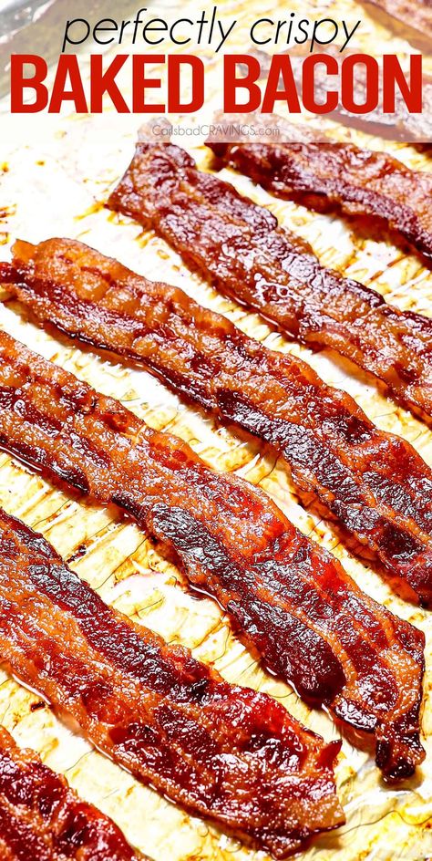 Oven Cooked Bacon Cool Bacon In Oven, Thick Bacon In Oven, Bacon In Oven Recipe, Bacon In Oven With Flour, Best Oven Bacon, Oven Bake Bacon, Oven Bacon Thick Cut, Bacon Cooked In The Oven, How To Cook Bacon In Oven Cookie Sheets