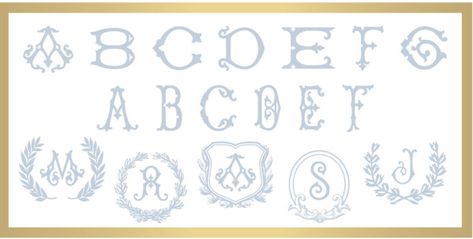 Each letter has two variations and all frames shown are available. Source: Shuler Studio. Available in 4", 6" and 9" heights. Fonts For Embroidery, Boho Baby Romper, Single Letter Monogram, Monogrammed Scarf, Letter Monogram, Print Fonts, Single Letter, Flower Phone Wallpaper, Monogram Fonts