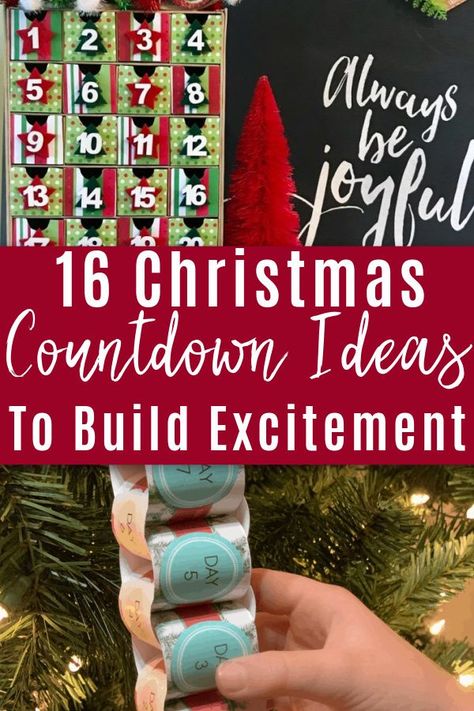 Count Down To Christmas Ideas, Christmas Countdown Ideas, Diy Christmas Countdown, Christmas Countdown Crafts, Diy Christmas Advent, Countdown Until Christmas, Countdown Ideas, Christmas Advent Calendars, Pta Events