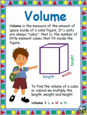 Worked-out Problems on Volume of a Cuboid | How to Find Cuboid Volume? – Big Ideas Math Answers Volume Of Cube And Cuboid Worksheet, Volume Math Activities, Volume Of Cube, Maths Chart, Volume Lessons, Cube Math, Teaching Volume, Grade 5 Math Worksheets, Math Examples