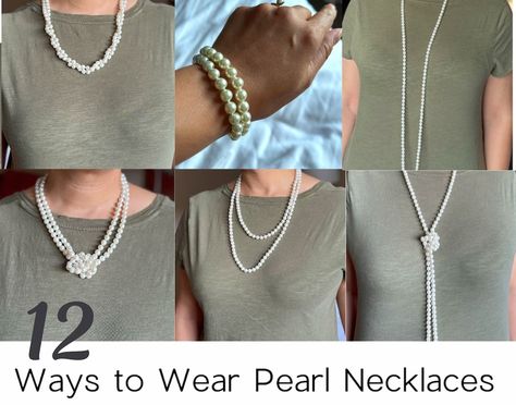 by
 
 Add glam to your look with this bestseller pearl necklace that Amazon reviewers swear by! Hey friends, I just found two classic vintage necklaces and it inspired me to write, 12 ways to wear a long and short strand pearl necklace.I’ve been having so much fun with jewelry lately.My oldest daughter Mary and I used to have a jewelry business several years ago. We loved working together creating new designs and traveling to trade shows.Vintage jewelry has also been a passion for bot… Outfits With Pearl Necklace Casual, Add A Pearl Necklace, Outfit With Pearls, How To Wear Pearls, Unique Wedding Shoes, Wearing Pearls, Pearl Necklace Choker, Oldest Daughter, Heavy Earrings