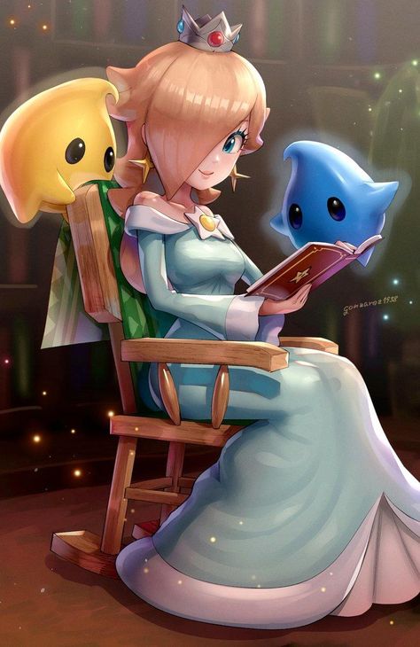 Luma Mario, Harmonie Mario, Super Mario Princess, Super Princess, Mario Fan Art, Nintendo Princess, Nintendo Fan Art, Super Mario Galaxy, Images Kawaii