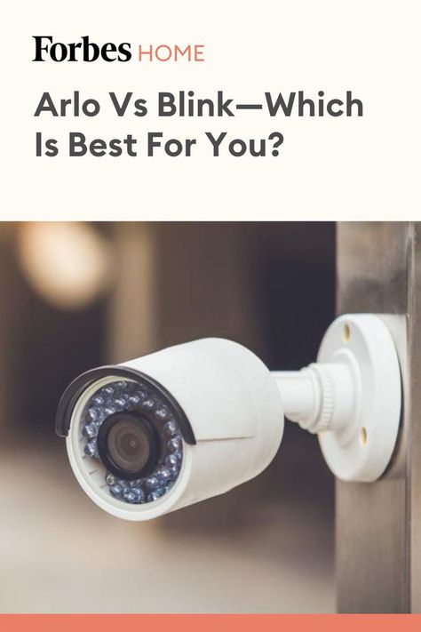 If you’re hoping to tap into your high-tech millionaire dreams and get a security camera system of your own, there are lots of great choices out there. Two of the best are Arlo Technologies and Blink, the Amazon-owned equivalent. #forbeshome Moving Advice, Money Advice, Similarities And Differences, Security Cameras, Security Camera System, Home Security Systems, Security System, Cooking Timer, Security Camera