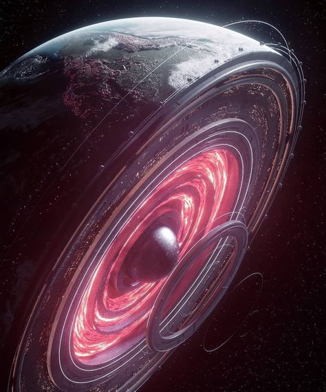 Name this planet... 🌍🚀⠀ -⠀ This is another amazing 3D render by @glabool⠀ Source: @cosmosdrone⠀ -⠀…” New Retro Wave, Planets Wallpaper, Space Artwork, Planets Art, 다크 판타지, Earth Art, Futuristic Art, Galaxy Art, Wallpaper Space