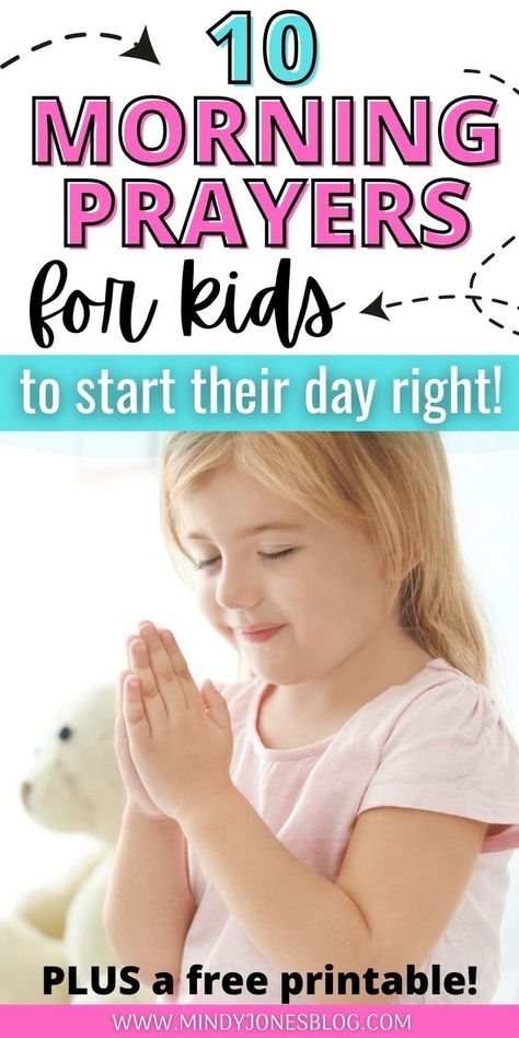 morning prayers for kids Morning Prayer To Start Your Day For Kids, Before School Prayer For Kids, Kids Morning Prayer Children, Simple Prayers For Kids, Prayers For Kids To Say, Prayers For Children To Say, Morning Prayers For Kids, Morning Prayer For Kids, Prayers For Kids