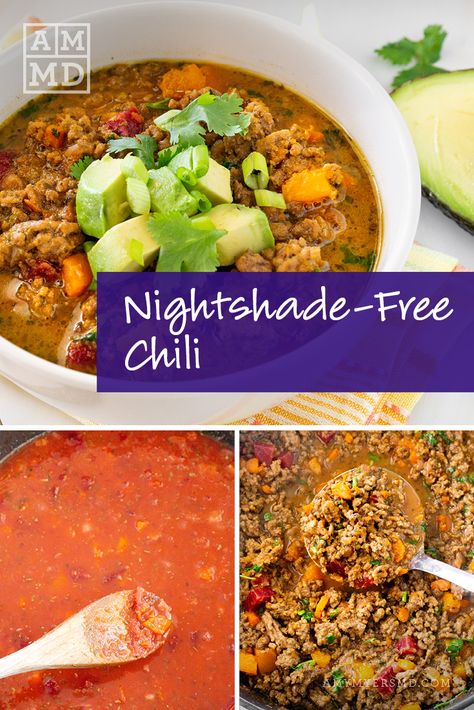 Nightshade Free Keto Recipes, Nightshade Free Chili Recipes, Nightshade Free Curry, Nightshade Free Soup Recipes, Nightshade Free Salad Recipes, Nightshade Free Meals, Low Histamine Chili, Nightshade Free Chili, Nightshade Free Soup