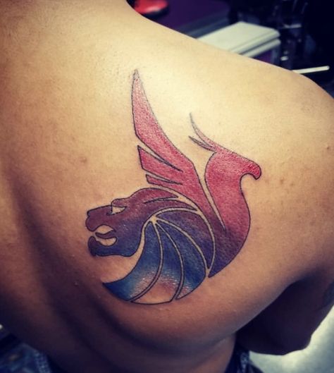 Illenium Tattoo Ideas, Illenium Tattoo, Lions Tattoo, Dj Tattoo, Elements Tattoo, Lion Tattoo, Tattoo Stencils, Leaf Tattoos, Maple Leaf Tattoo