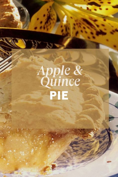 Apple harvesting season is upon us, and many of us have an abundance of apples (and quince) that can’t all be eaten at the same time. Making this home-made pie is a fantastic way to use these up all at once! This recipe calls for cooking apples, but you can also use regular, sweet eating apples though the consistency will be different, and the cooking time of the apples may need changing. Quince Pie Recipe, Quince Pie, Quince Recipes, Apple Tart, Cooked Apples, Quince, Pie Recipes, Cooking Time, Tart