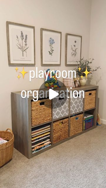 Elaina Zinke on Instagram: "Showing 3 ways to help organize your playroom! 🧸🧩

**Everything (including furniture and decor) is linked in my LTK (in my bio) under “Playroom Organization”

#playroomorganization #organize #toyorganization #toystorage #playroomstorage #stuffedanimalstorage #magnatiles #momhacks #organizedhome" Toddler Storage Ideas, Organize Kids Toys, Toddler Storage, Organize Kids, Toy Room Organization, Room Video, Magna Tiles, Kids Toy Organization, Kid Rooms