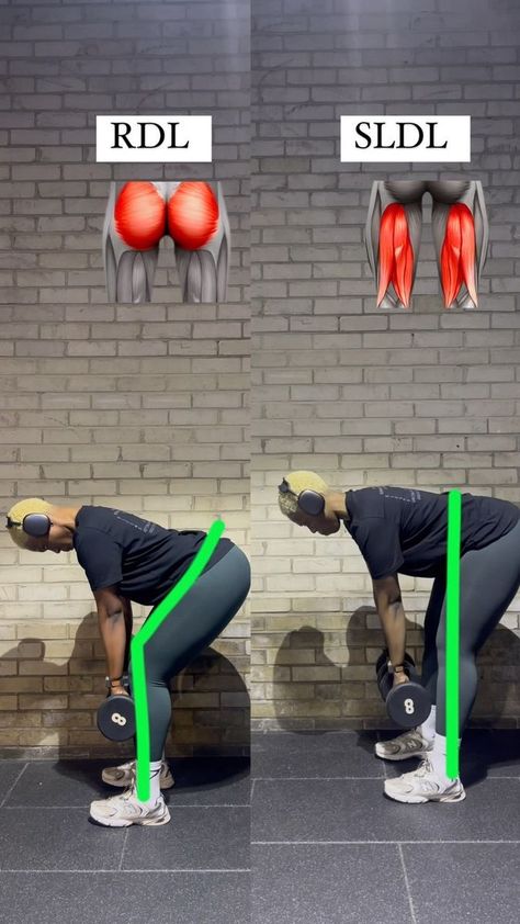 Oyindafitness on Reels Hamstring Exercises, Hamstrings And Glutes, Dead Lift, Stiff Leg Deadlift, Hamstring Workout, Leg And Glute Workout, Gym Tips, Workout Without Gym, Body Workout Plan