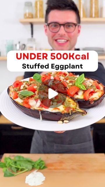 Mediterranean Diet Plan 🇺🇸 on Instagram: "🫒🍲 Stuffed Eggplant.

🙏 Thank you: @nicoandlouises

💁‍♀️ Type "Eggplant" If you Want to Get More FREE Recipes

💁‍♀️ With this Stuffed Eggplant:
✅️ The calorie content of this dish is only 345 calories.
✅️ Servings: 4

👉Ingredients 
2 medium eggplants
1½ tablespoons extra virgin olive oil
1 medium onion
3 cloves garlic
1 can (15 ounces) lentils 1½ cups cooked lentils or ½ cup dried lentils cooked in boiling water until tender.
½ cup walnuts finely chopped
1 can (15 ounces) crushed tomatoes
2 tablespoons balsamic vinegar or more to taste
1 teaspoon dried oregano
1 teaspoon salt
⅛ teaspoon black pepper
½ cup parmesan cheese grated

Instructions 
MAKE EGGPLANT BOATS: Cut 2 medium eggplants in half lengthwise.
Score their flesh with a paring kni Eggplant Boats, Cooked Lentils, Stuffed Eggplant, Dried Lentils, Mediterranean Diet Plan, Crushed Tomatoes, Boiling Water, Virgin Olive Oil, Parmesan Cheese