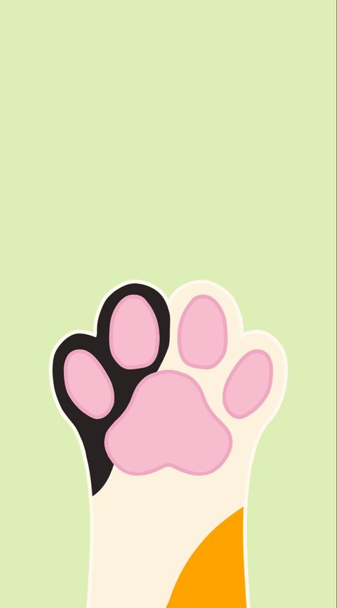 Calico Cat Wallpaper Cartoon, Cat Paws Painting, Cat Paws Illustration, Cute Cat Lockscreen, Cat Paw Wallpaper, Calico Cat Cartoon, Cat Paw Illustration, Calico Cat Wallpaper, Cat Paw Art