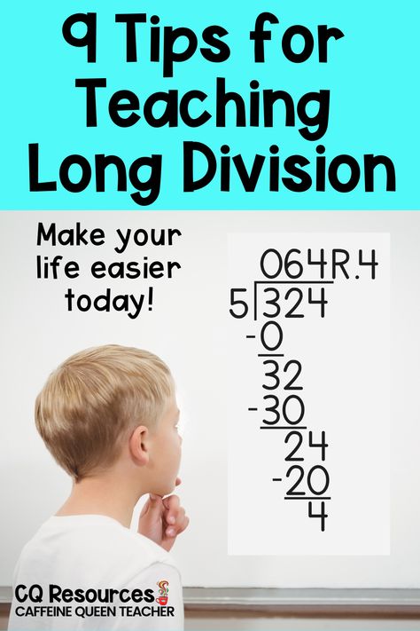 Math Grade 5 Activities, Tips For Teaching Long Division, Fun Ways To Teach Long Division, How To Teach Long Division, Division Tips And Tricks, Long Division Steps Printable, Long Division Anchor Chart 5th Grade, Division Tricks For Kids, Long Division Worksheets 4th Grade