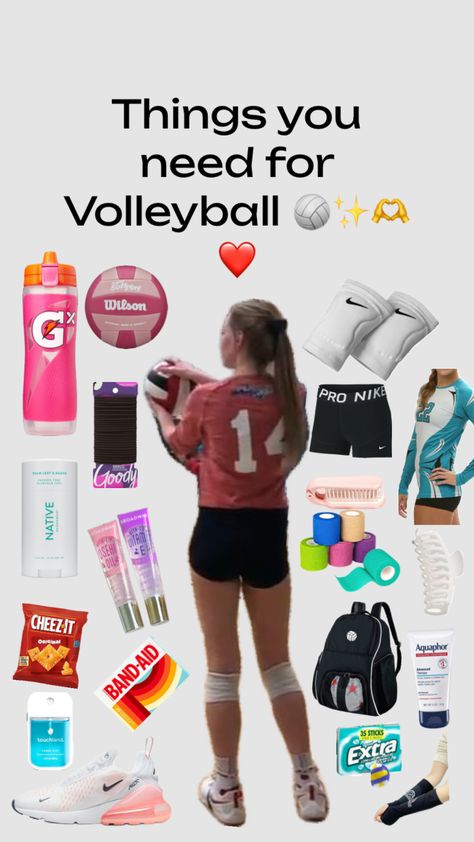 #preppy #volleyball #needs #volleyballpractice #volleyballbag Things you need for volleyball 🏐✨❤️🫶 Volleyball Needs, Preppy Volleyball, Volleyball Bag, Volleyball Practice, Volleyball Inspiration, Volleyball Tips, Sport Volleyball, Volleyball Players, Volleyball