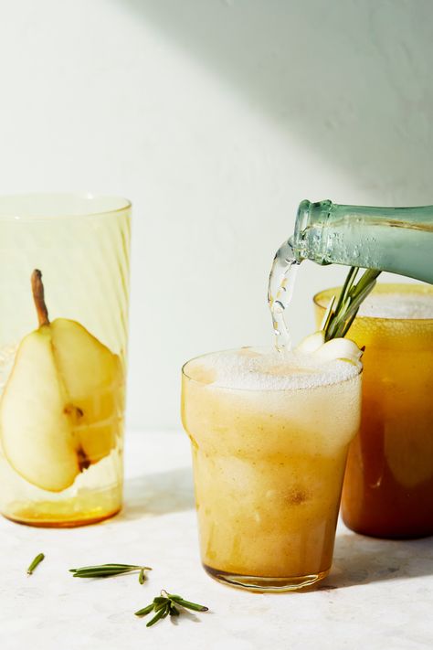 Jennifer Chong, Homemade Ginger Ale, Rosemary Syrup, Roasted Pear, Los Angeles Food, Drink Recipes Nonalcoholic, Turmeric Tea, La Food, Golden Milk