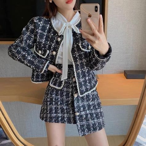 Wool Jackets Women, Irregular Skirt, Coat Skirt, Women Suits, Full Dress, Half Skirt, Tweed Coat, Blue Coats, Spring Women