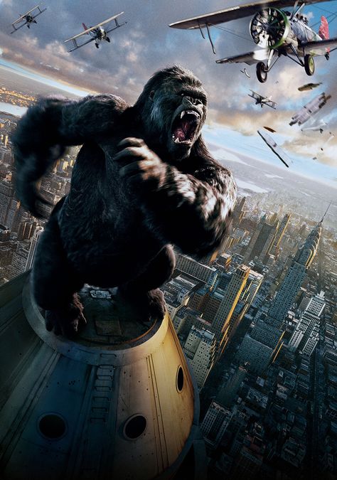 2005 Wallpaper, Adrien Brody Movies, King Kong 2005, King Kong Movie, Godzilla Vs King Kong, Movie Producer, Kong Art, Pacific Rim Uprising, King Kong Art