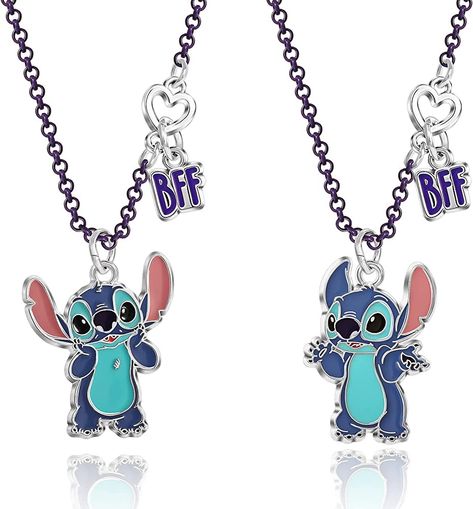 Lilo And Stitch Stuff, Lilo And Stitch Toys, Best Friends Necklaces, Stitch Items, Lilo And Stitch Characters, Lilo And Stitch Merchandise, Doodle Girl, Lilo And Stitch Quotes, Friends Necklace