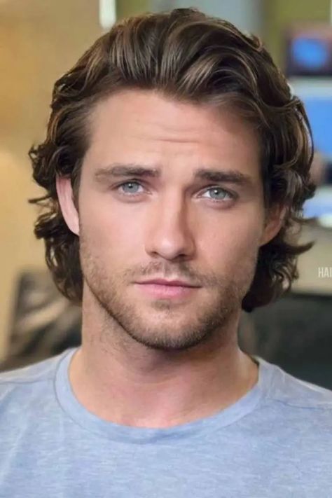 Flowy Haircut Ideas for Men | HairAide Long Flow Hairstyle Men, Men Flow Haircut, Medium Flow Hair Men, Flowy Haircut, Medium Length Hair Styles Men, Flowy Hair Men, The Flow Haircut, Long Layered Hair Men, The Flow Hairstyle Men