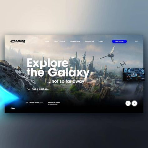 Star Wars Galaxy’s Edge webdesign @aedwards01 Moroccan Kaftan, Creative Web Design, Webpage Design, Website Design Layout, Dark Mode, Affinity Designer, Web Layout Design, Web Inspiration, Ux Web Design