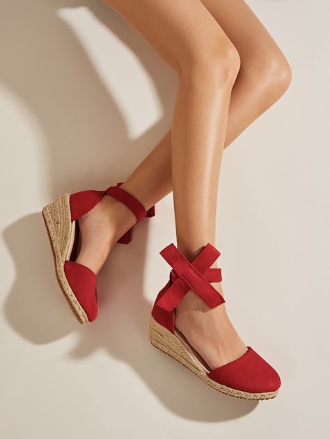 Women Wedges, Heeled Espadrilles, Bow Decor, Womens Wedges, Wedge Espadrille, Espadrilles Wedges, Amazing Products, Wedge Heels, Cambridge