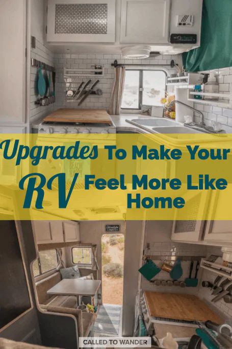 Camper Remodel No Slide Out, Easy Camper Upgrades, How To Make Your Camper Feel Like Home, How To Make A Camper Feel Like Home, Camper Home Rv Living, 5th Wheel Camper Makeover, Decorating Camper, Camper Home Ideas, Caravan Renovation Before And After