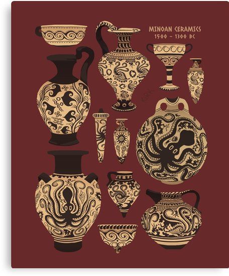 Minoan Art, Ancient Greek Pottery, Ancient Greek Art, Greek Pottery, Greek Vases, Ancient Pottery, Greek Art, Art Antique, Greek Myths