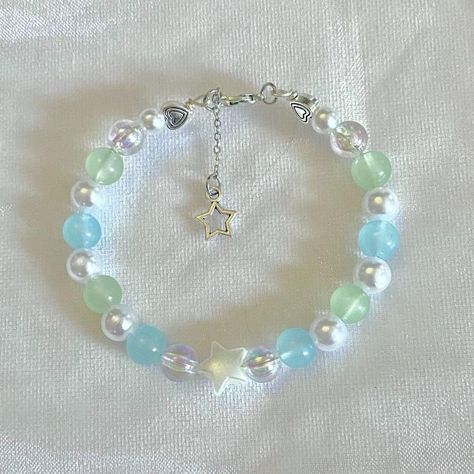 Fairy Bracelet Aesthetic, Starboy And Stargirl Bracelet, Mermaidcore Bracelet, Starboy Bracelet, Mermaidcore Jewelry, Stargirl Bracelet, Fairycore Bracelet, Fairy Star, Fairy Bracelets