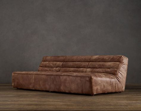 industrial leather chair - Google Search Industrial Couch, Moving New House, Best Leather Sofa, Industrial Style Furniture, Industrial Style Decor, Brown Leather Sofa, Unique Furniture Pieces, Buy Sofa, Sofa Set Designs