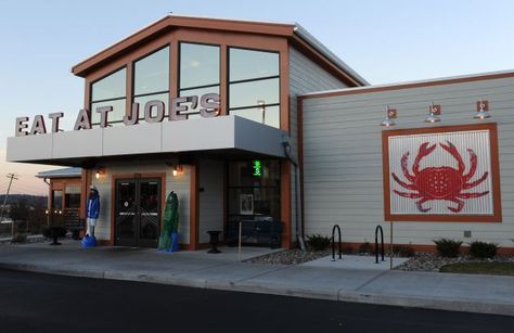 Exterior of Joe's Crab Shack Monday, Nov. 19, 2012 in Latham, N.Y. (Lori Van Buren / Times Union) Photo: Lori Van Buren Seafood Restaurant Exterior, Seafood Restaurant Design, Seafood Bar, Joe Crab Shack, Restaurant Exterior, Seafood Restaurants, Crab Shack, Top Restaurants, Seafood Restaurant