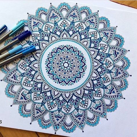 604 Likes, 7 Comments - @best.mandalas on Instagram: “Mandala by @_mmandalas Like it!  . . .…” Mandala Doodle, Mandala Art Therapy, Doodle Art Drawing, Mandala Design Pattern, Mandalas Drawing, Mandala Art Lesson, Mandala Artwork, Mandalas Design, Mandala Wall Art