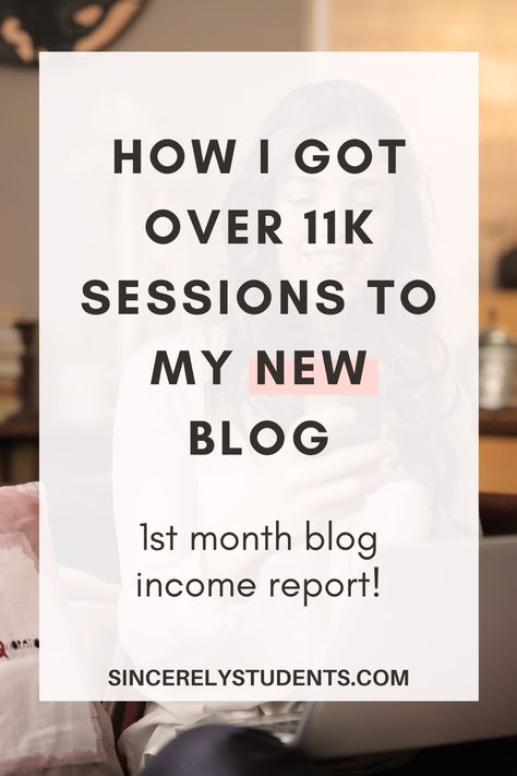 Check out my first month blog income report! I break down all my stats, including traffic, income sources, and more! Learn how I got over 11k sessions to my new blog! #blogging Blogging Income Reports, Blog Income Report 2023, Blogging Income, Income Sources, Income Report, Blog Income Report, Nomad Lifestyle, Successful Business Tips, Blogger Lifestyle