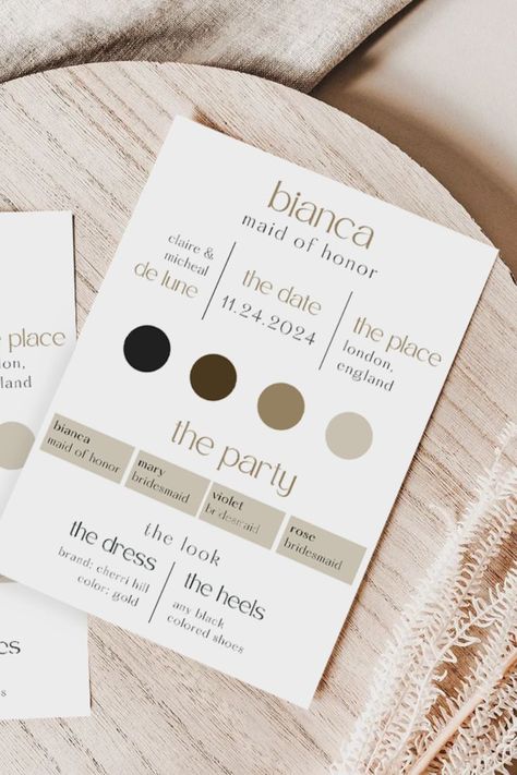 Modern Minimalistic Wedding, Brown Wedding Themes, Minimalistic Wedding, Bridesmaids Groomsmen, Rustic Wedding Diy, Brown Wedding, Party Places, Wedding Essentials, Wedding Prep