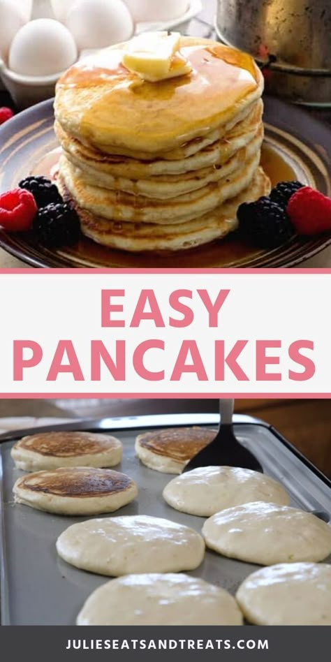 Easy Homemade Pancake Recipe, Best Homemade Pancakes, Easy Pancake Recipe, Easy Pancakes, Easy Homemade Pancakes, Yummy Pancake Recipe, Easy Pancake, Homemade Pancake Recipe, Pancake Calories