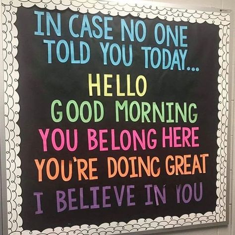 💡Cute #pinterestfind bulletin board for any classroom! Creator = @nicolegburg 🙌🏻#teacher #classroom #classroomdecor #educator #education… Classroom Bulletin Boards, School Bulletin Boards, School Psychology, New Classroom, Classroom Community, I'm With The Band, Beginning Of School, Future Classroom, Teaching Classroom