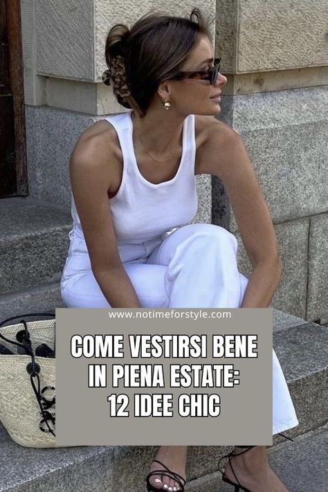 Come vestirsi bene in piena estate: outfit chic con questi 12 segreti #modaestate #moda #modadonna #outfitestate Outfit Estate, Moda Over 50 Over 50 Outfit, Celebrity Surgery, Moda Casual Chic, Moda Over 50, Style Casual Chic, Stile Casual Chic, Outfit Chic, Casual Chic Style