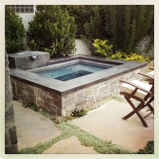 Spool Pool, Kleiner Pool Design, California Chic, Landscape Yard, Outdoor Hot Tub, Hot Tub Backyard, Small Pool Design, Small Pools, Modern Backyard